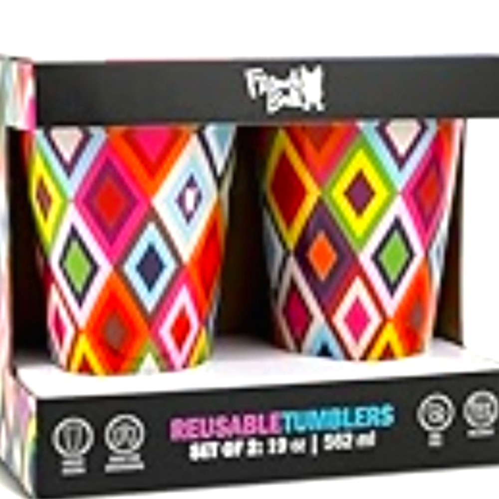 FRENCH BULL REUSABLE 19OZ TUMBLER SET